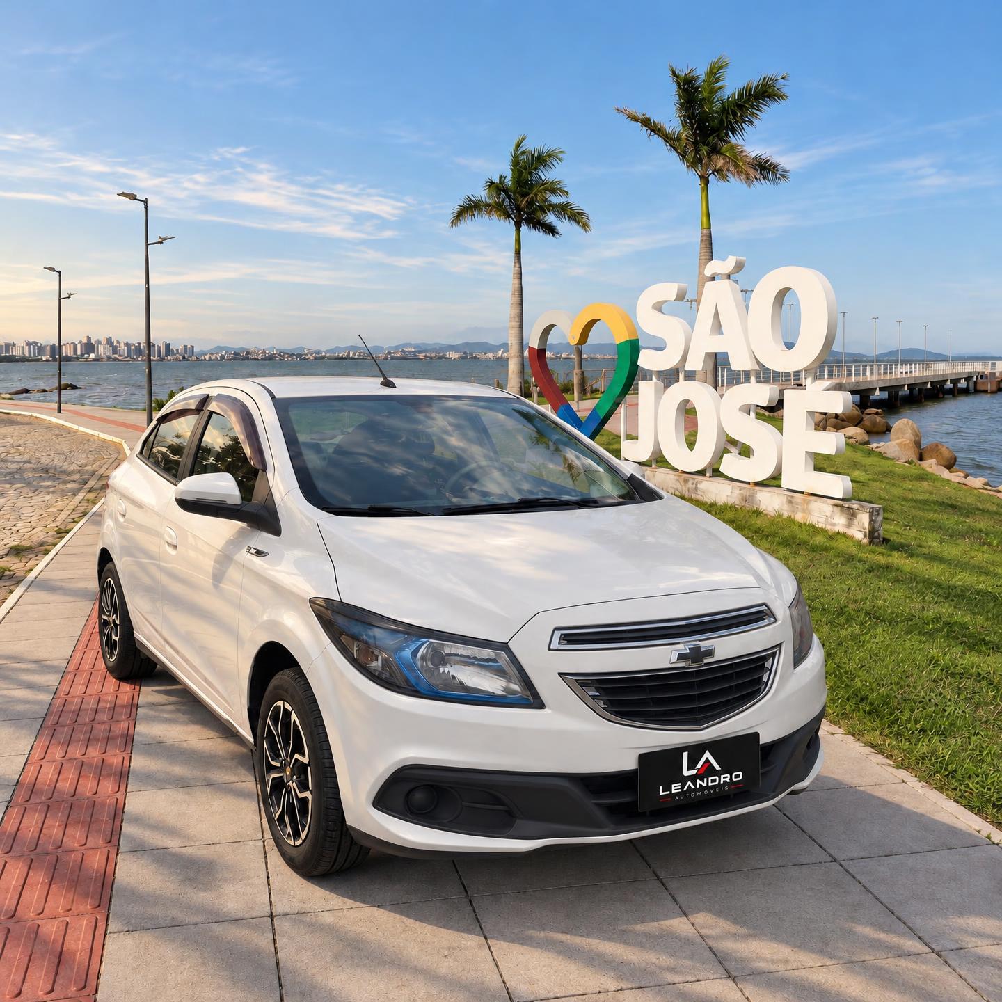 Chevrolet Onix Joy 1.0 na orla de São José